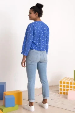 North Of West Sale Rosa Squiggles Blouse