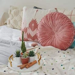 Casa Amarosa Rosette Kilim Wool Throw Pillow Cover 11 Casa Amarosa Rosette Kilim Wool Throw Pillow Cover