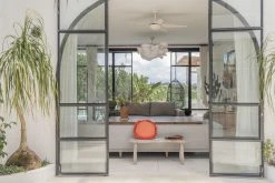 Village Thrive Round Pom Pom Throw Pillow Cover