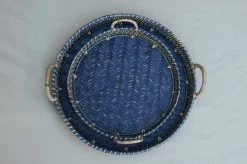 Amara New Arrivals Round Rattan Tray
