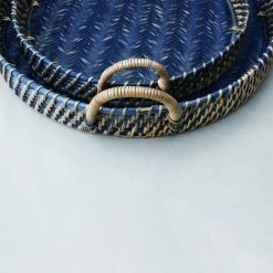 Amara New Arrivals Round Rattan Tray