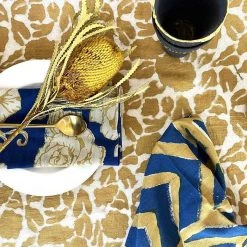 Ichcha Royal Gold Mix + Match Napkin Set Kitchen + Dining