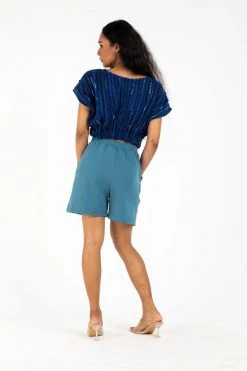 Tonlé Sabra Unisex Upcycled Shorts Clothing