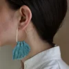 Salt + Still Handcrafted Fin Fringe Earrings