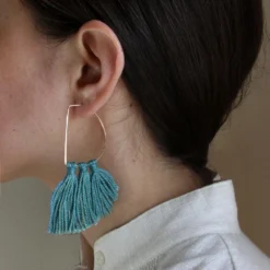 Salt + Still Handcrafted Fin Fringe Earrings