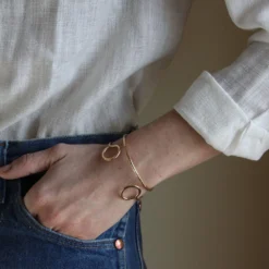 Salt + Still Loop Bracelet Handcrafted