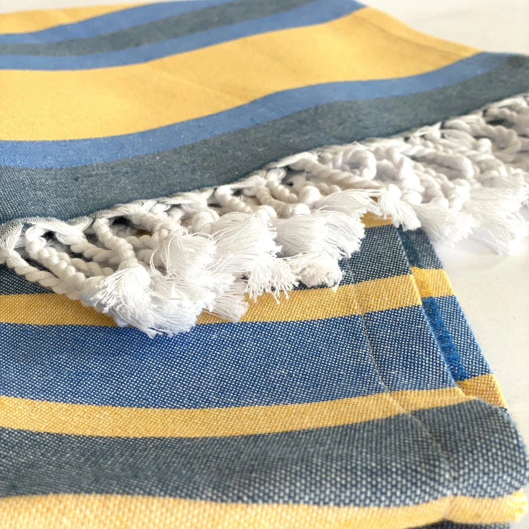 Hilana: Upcycled Cotton Samara Turkish Towel 7 Hilana: Upcycled Cotton Samara Turkish Towel