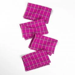 Archive New York San Lucas Plaid Cocktail Napkin Set 34 Archive New York San Lucas Plaid Cocktail Napkin Set
