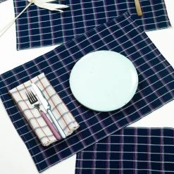 Archive New York San Lucas Plaid Placemat Set Kitchen + Dining