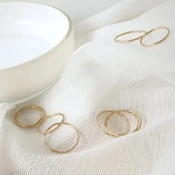 Sara Patino Jewelry Be Light Recycled Gold Stacking Ring
