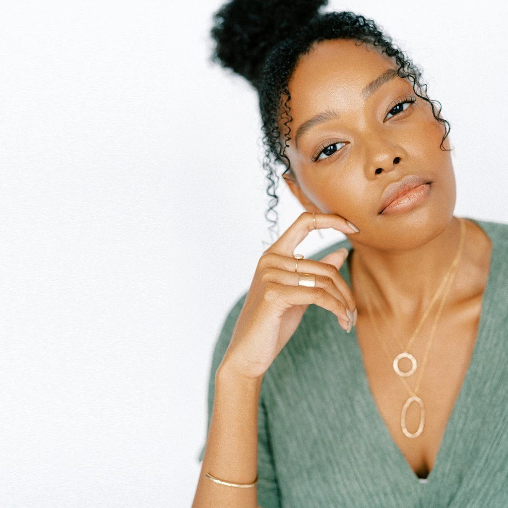 Sara Patino Jewelry Best Sellers Be Open Recycled Gold Necklace 6 Sara Patino Jewelry Best Sellers Be Open Recycled Gold Necklace