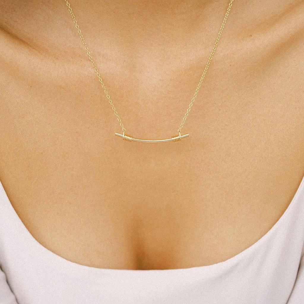 Sara Patino Jewelry Bliss Recycled Gold Necklace 5 Sara Patino Jewelry Bliss Recycled Gold Necklace