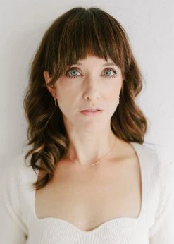 Sara Patino Jewelry Curved Bar Recycled Necklace - White Topaz Best Sellers 11 Sara Patino Jewelry Curved Bar Recycled Necklace - White Topaz Best Sellers