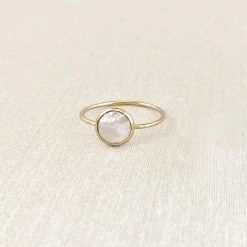 Sara Patino Jewelry Deep Pearl Recycled Gold Ring