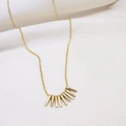 Sara Patino Jewelry Flair Recycled Gold Necklace