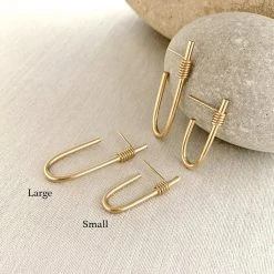 Sara Patino Jewelry Joy Recycled Gold Earrings - Large
