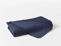 Coyuchi Sateen Sheet Set - Moonlight Blue Home Goods