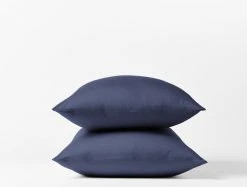 Coyuchi Sateen Sheet Set - Moonlight Blue Home Goods