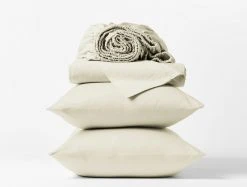 Coyuchi Home Goods Sateen Sheet Set - Undyed