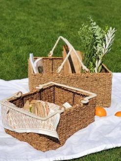Korissa Home Goods Savar Large Square Basket Set