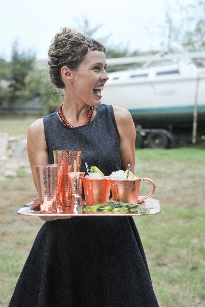 Sertodo Copper Recycled Copper Cocktail Set 6 Sertodo Copper Recycled Copper Cocktail Set