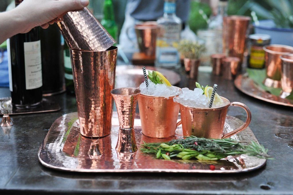 Sertodo Copper Recycled Copper Cocktail Set 5 Sertodo Copper Recycled Copper Cocktail Set