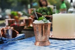 Sertodo Copper Derby Recycled Copper Mint Julep Cup Kitchen + Dining