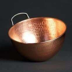 Sertodo Copper Recycled Copper Mixing Bowls