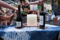 Sertodo Copper Copper Napa Round Bottle Coasters Home Goods