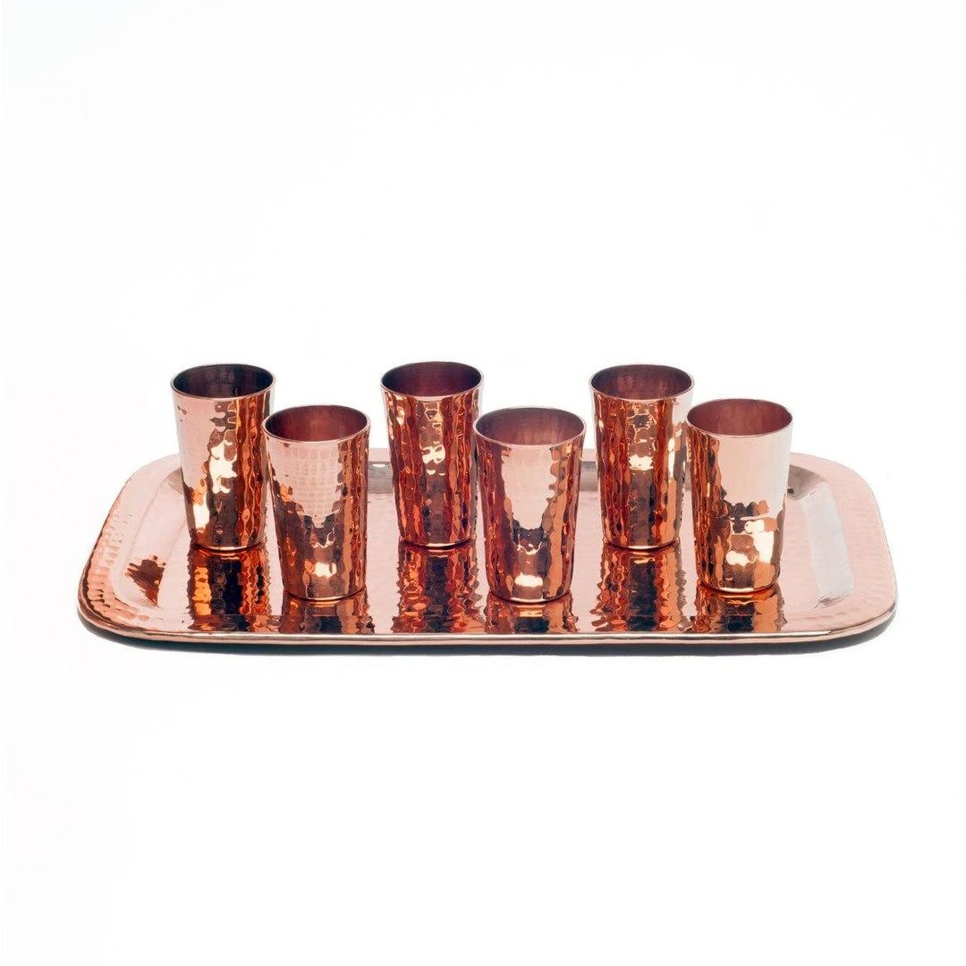 Sertodo Copper Copper Tequilero Shot Cup Flight Set Kitchen + Dining 6 Sertodo Copper Copper Tequilero Shot Cup Flight Set Kitchen + Dining