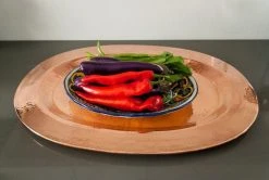 Sertodo Copper Copper Thessaly Oval Platter