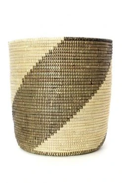 Swahili African Modern Home Goods Nesting Swirl Baskets Set 7 Swahili African Modern Home Goods Nesting Swirl Baskets Set