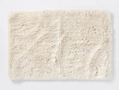 Coyuchi Home Goods Shag Bath Rug