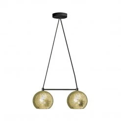 Dounia Home Lighting Shams Dual Globe Chandelier