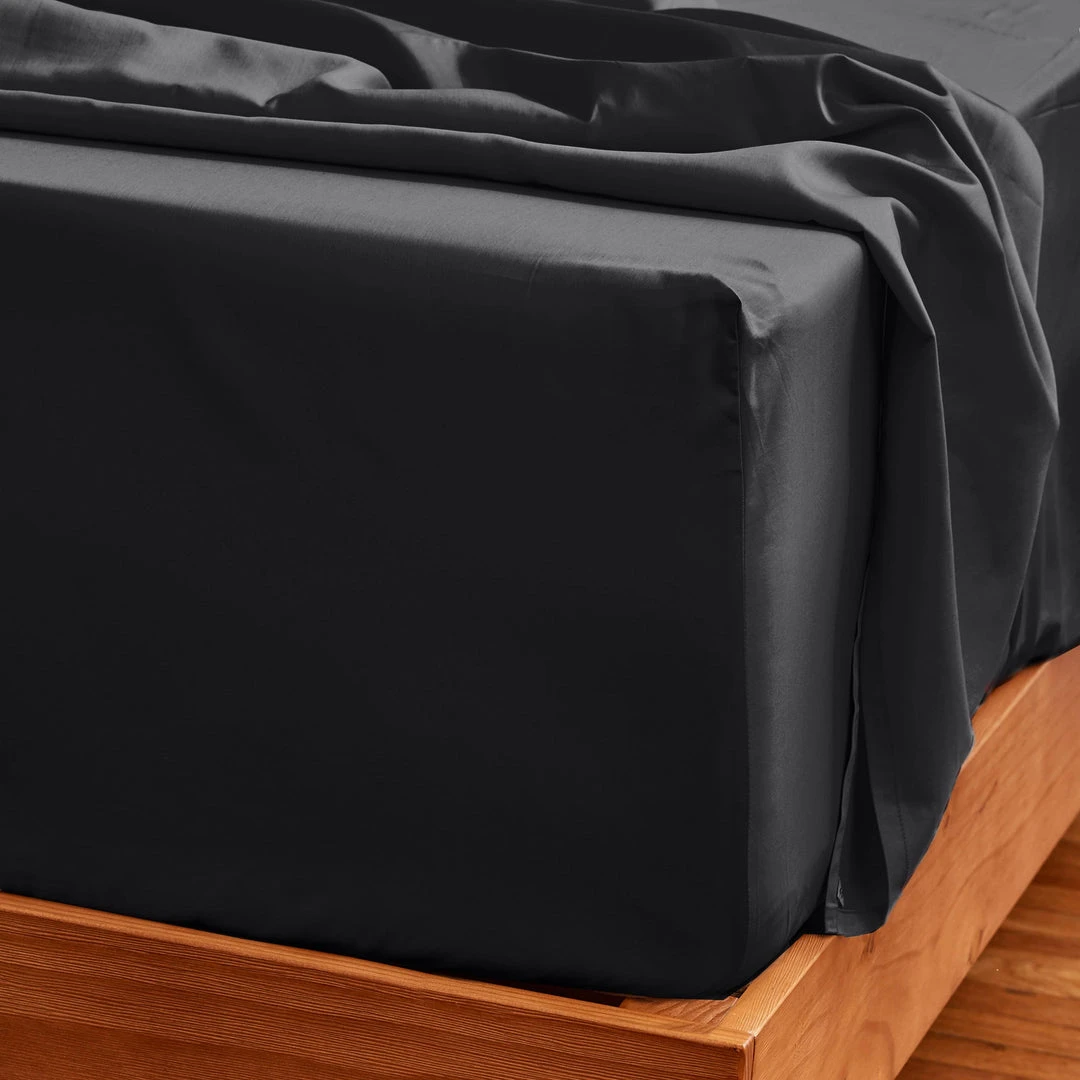 Looma Sateen Sheet Set - Charcoal 9 Looma Sateen Sheet Set - Charcoal
