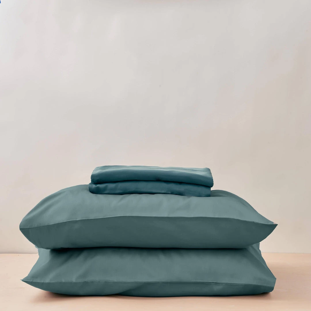 Looma Sateen Sheet Set - Forest Home Goods 3 Looma Sateen Sheet Set - Forest Home Goods
