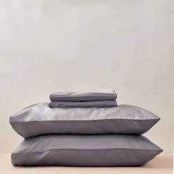 Looma Sateen Sheet Set - Slate