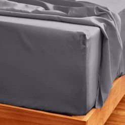 Looma Sateen Sheet Set - Slate