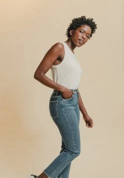 Poplinen Shirley Bamboo Tank Top - Almond Best Sellers