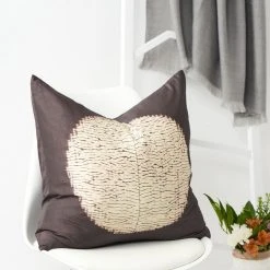 Studio Variously Shunya Silk Throw Pillow - Black Home Goods