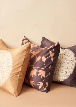 Studio Variously Shunya Silk Throw Pillow - Gold