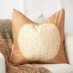 Studio Variously Shunya Silk Throw Pillow - Gold