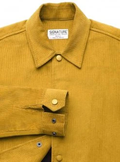 Signature Innovation Group Men's Johnny Corduroy Lined Jacket - Mustard