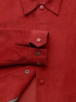 Signature Innovation Group Men's Johnny Corduroy Jacket - Rusted Red