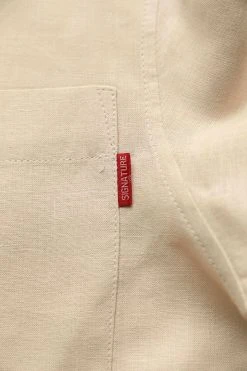 Signature Innovation Group Men's Safari Hemp Shirt - Bone