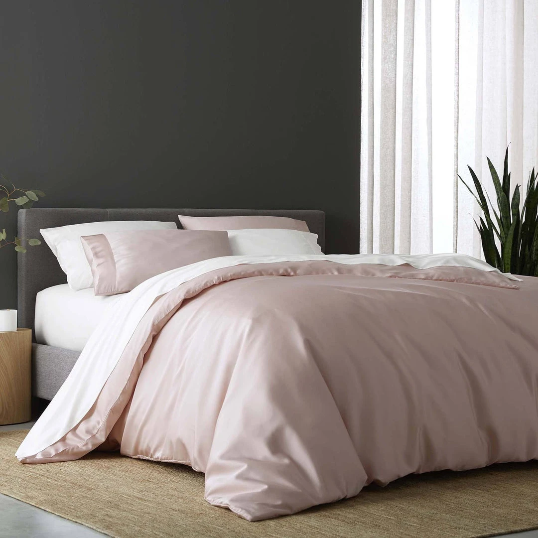 Sijo Tencel Eucalyptus Duvet Cover - Blush 3 Sijo Tencel Eucalyptus Duvet Cover - Blush