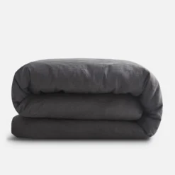 Sijo BIPOC Owned French Linen Duvet Cover - Slate 8 Sijo BIPOC Owned French Linen Duvet Cover - Slate