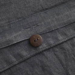 Sijo BIPOC Owned French Linen Duvet Cover - Slate 9 Sijo BIPOC Owned French Linen Duvet Cover - Slate