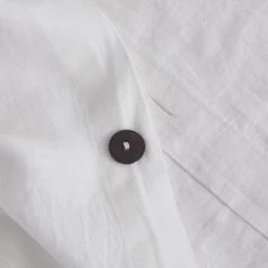 Sijo French Linen Duvet Cover - Snow