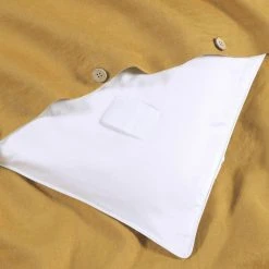 Sijo Home Goods French Linen Duvet Cover - Turmeric